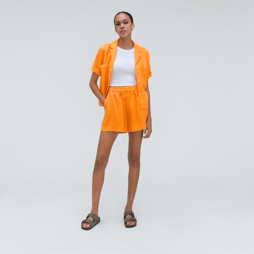 The Linen Boxer Short | Turmeric
