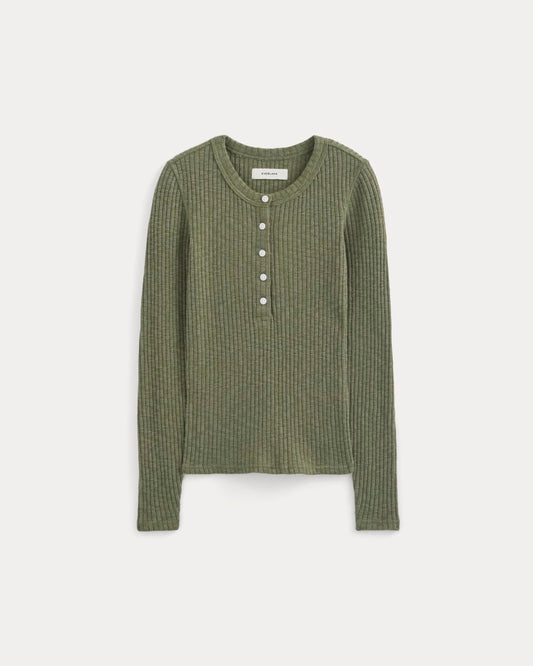 The Cozy Rib Henley | Kalamata