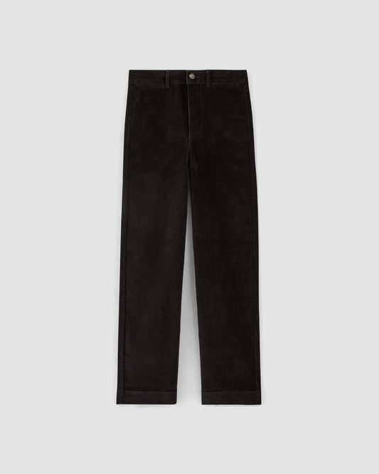 The Corduroy Wide-Leg Pant | Black