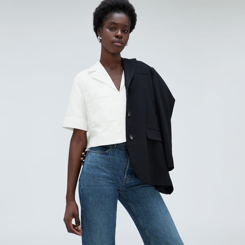 The Oxford Popover | White