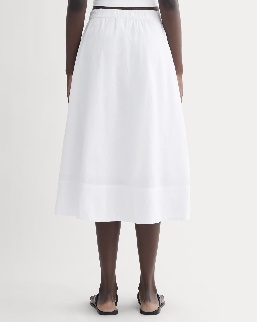 The Gauze Tiered Skirt | White