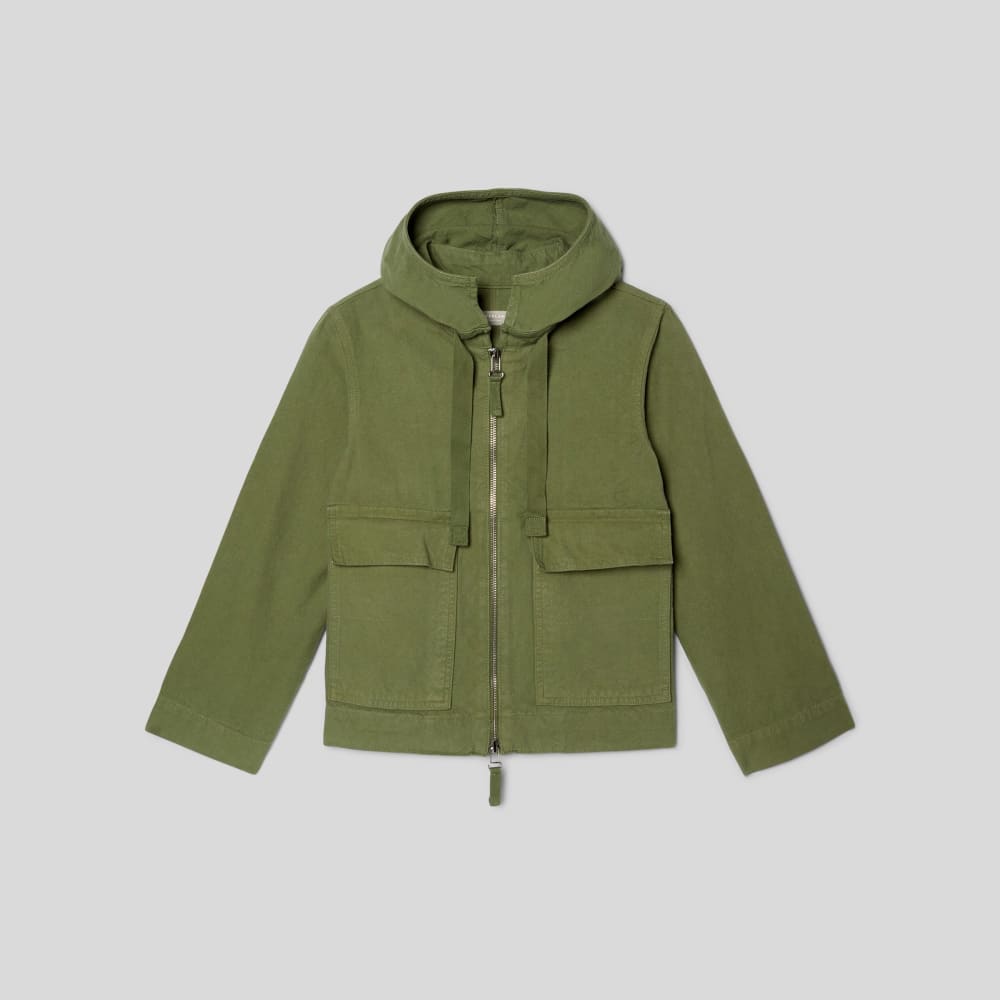 The Canvas Organic Cotton Anorak | Forest Green