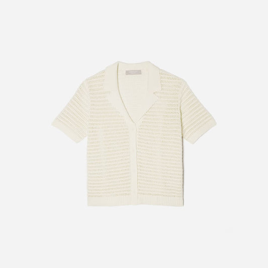 The Crochet Knit Polo | Canvas