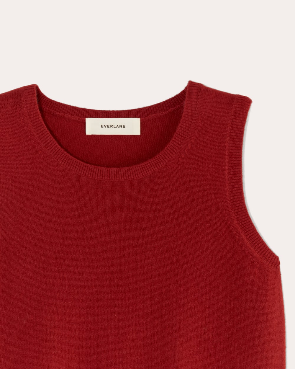 The Classic Tank in Cashmere | Berry Red