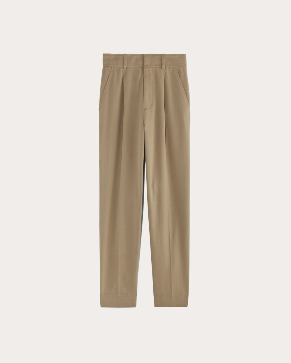 The Draper Tapered Pant in Buttersmooth | Ash Brown