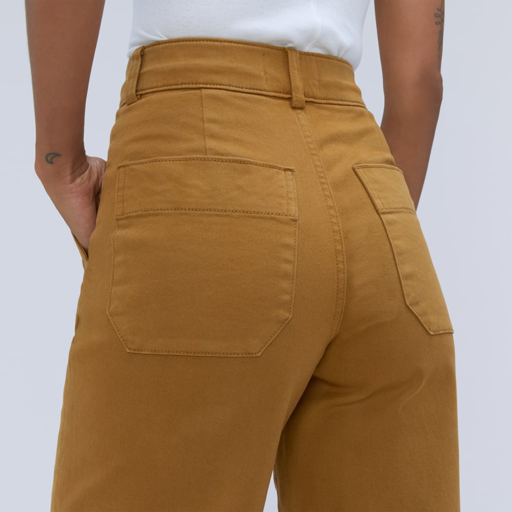 The Organic Wide-Leg Pant | Tapenade