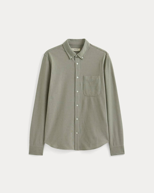 The Startup Shirt | Chambray Deep Lichen Green