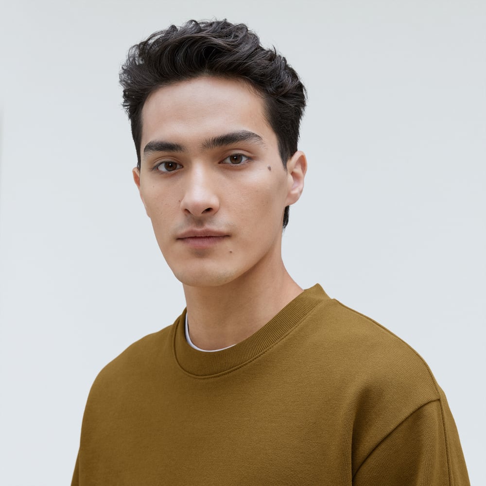 The Track Crewneck Sweatshirt | Tapenade