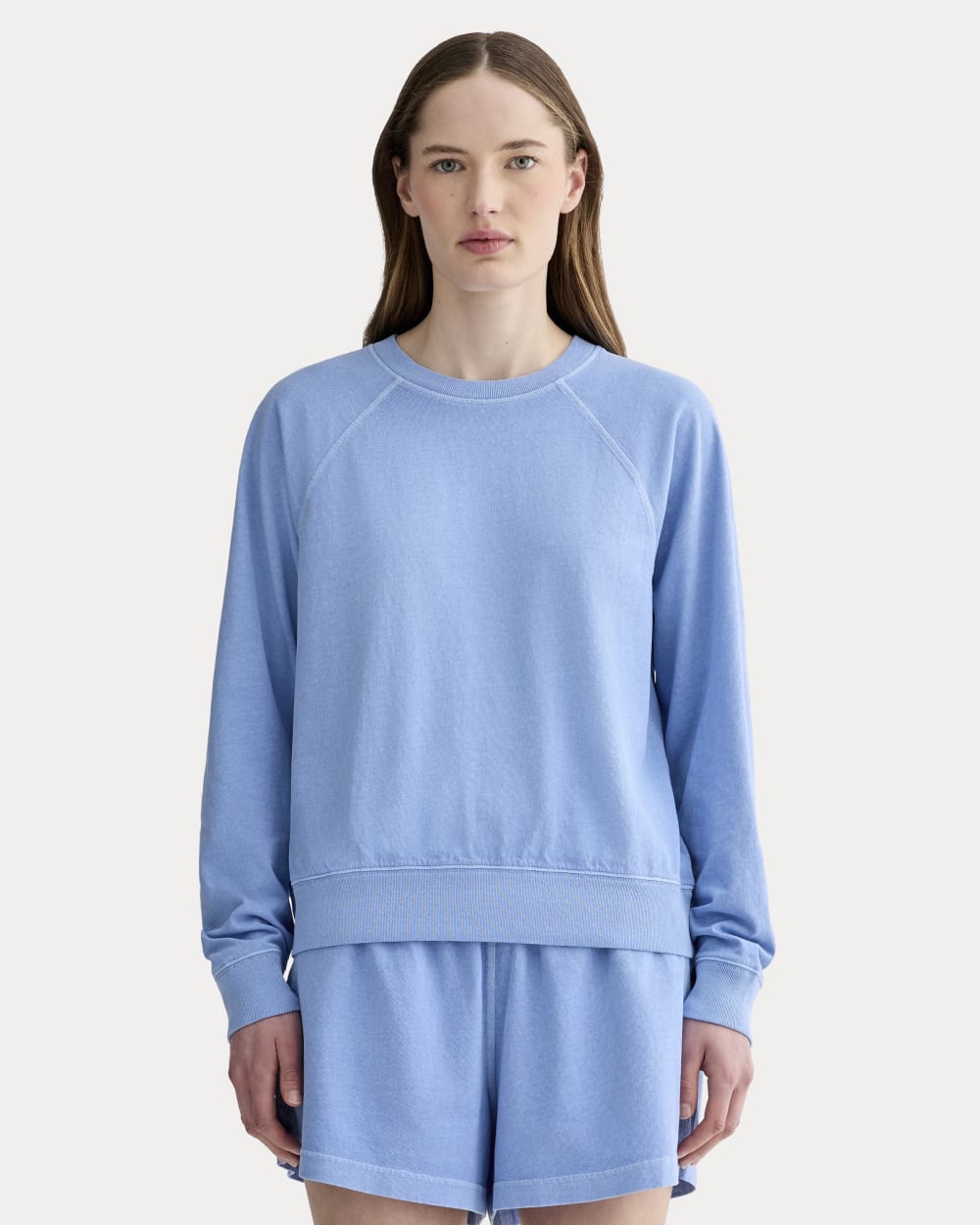 The Off-Duty Long-Sleeve Tee | Granada Sky Blue Garment Dye