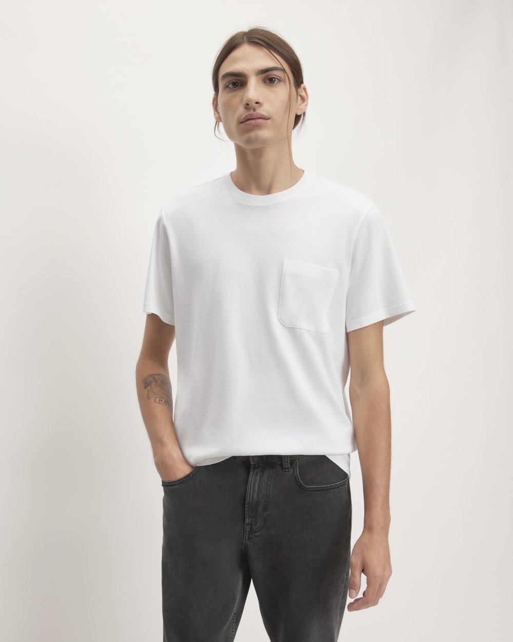 The Organic Cotton Pocket Tee | White