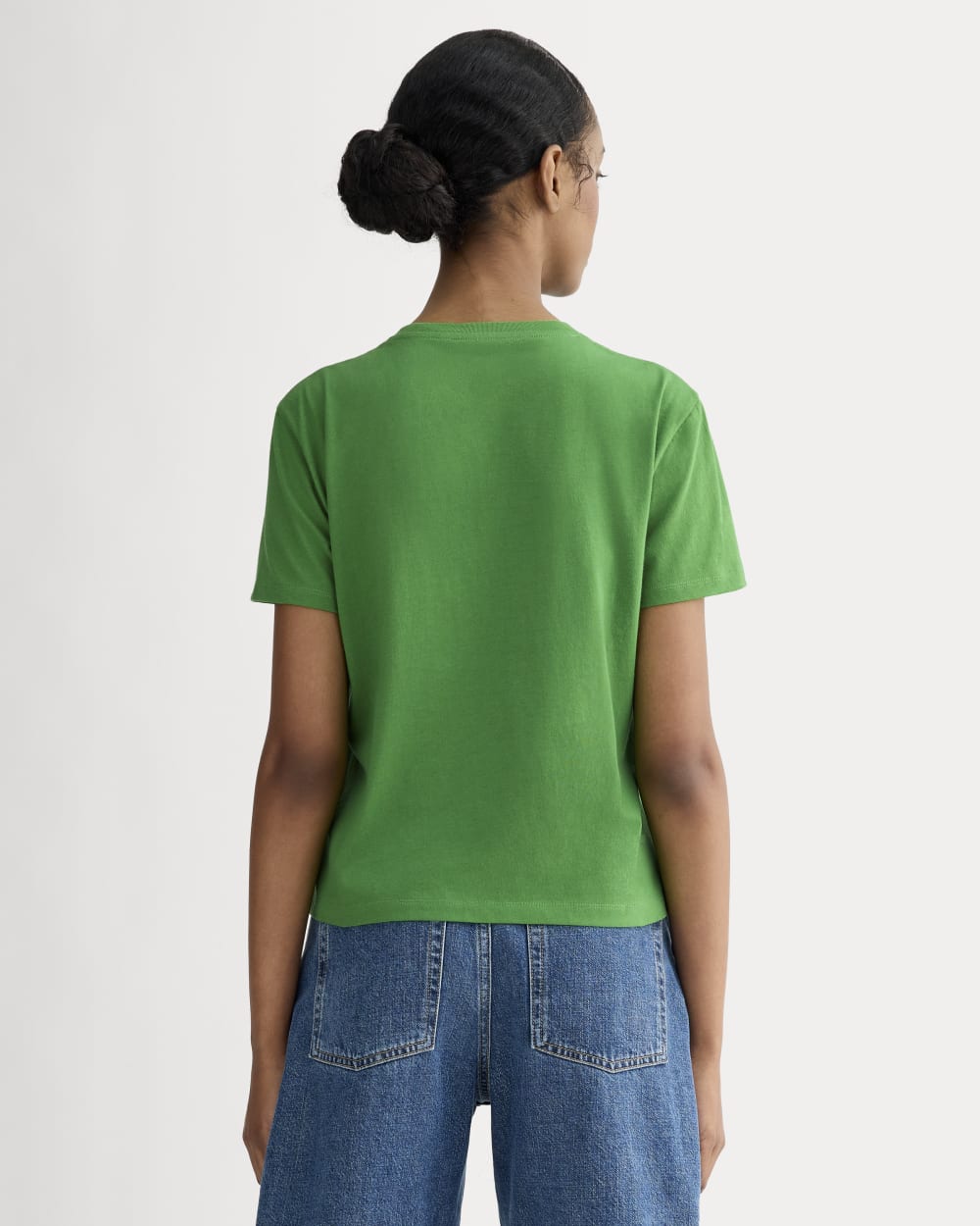 The Everlane x Parks Project Box-Cut Tee | Green / Natural