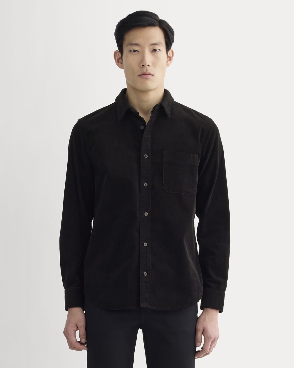 The Classic Shirt in Corduroy | Black