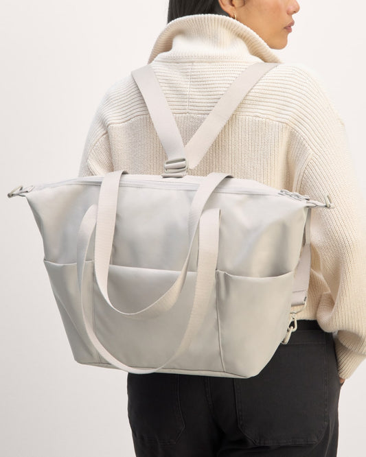 The ReNew Transit 3-Way Tote | Warm Quartz