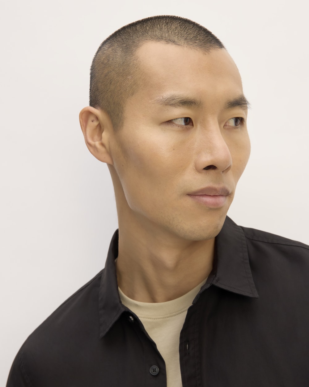 The Supima® Short-Sleeve Poplin Shirt | Black