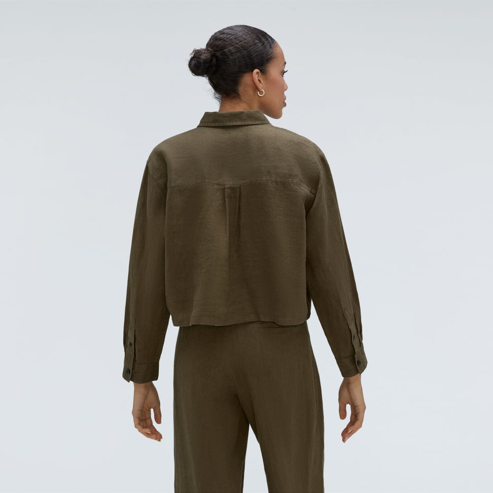 The Linen Way Short Shirt | Beech