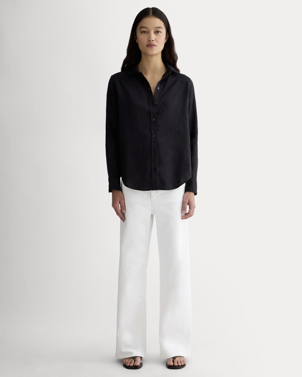 The Must-Have Shirt in Linen | Black
