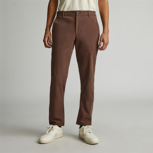 The Performance Chino | Uniform | Chocolate Brown | Slim
