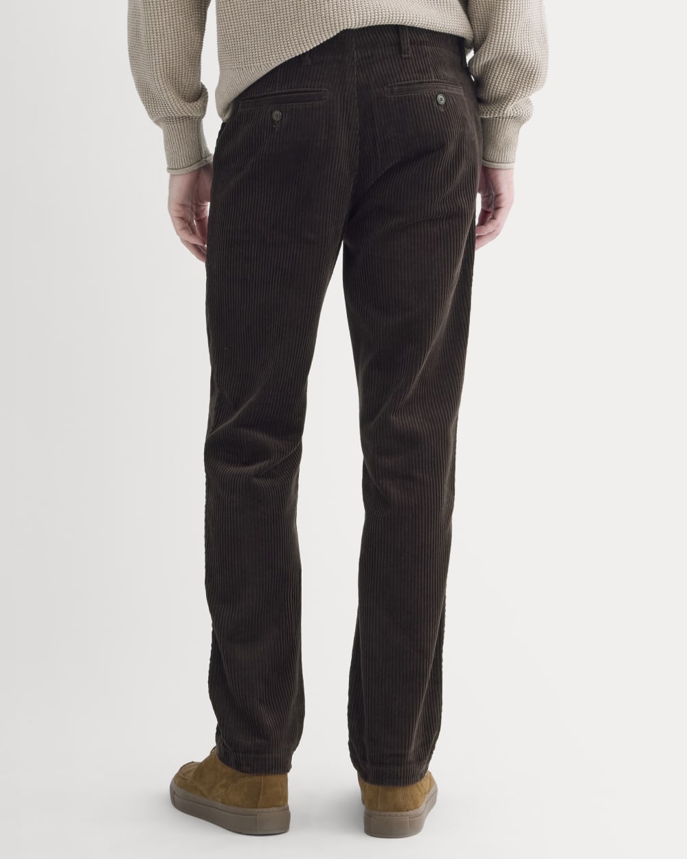 Wide Wale Corduroy Trouser | Dark Chocolate