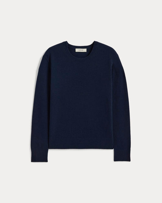The Classic Crew in Cashmere | Navy
