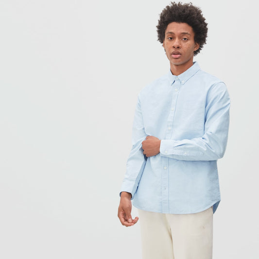 The Standard Fit Japanese Oxford Shirt | Uniform | Light Blue | Standard