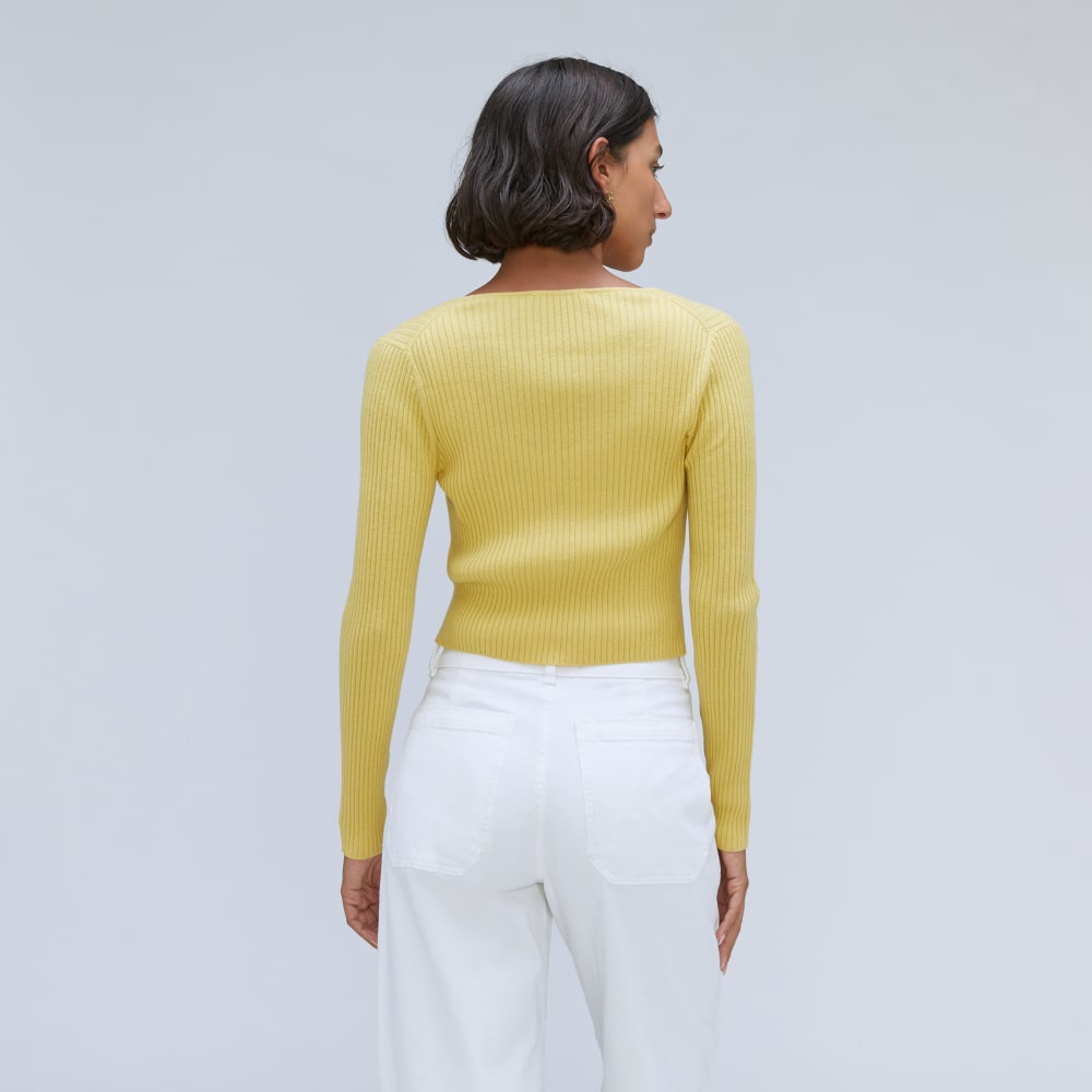The Cotton-Merino Front-Tie Top | Dandelion