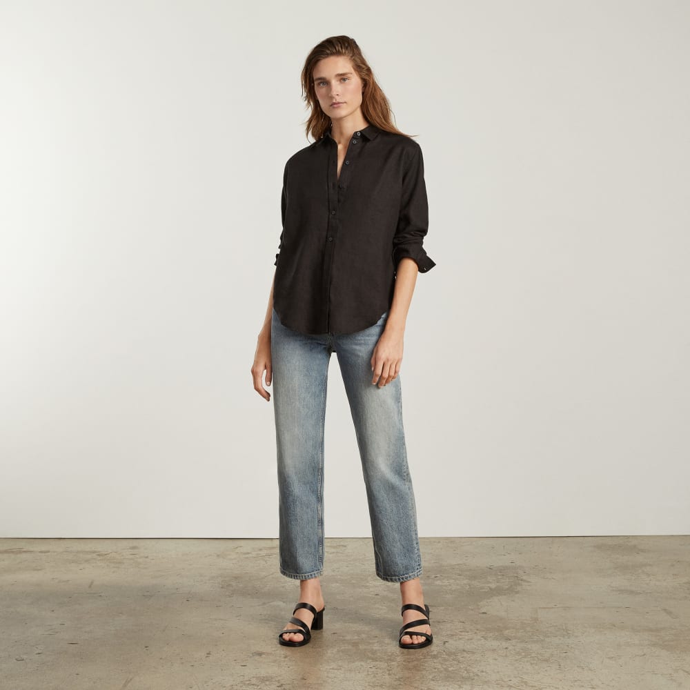 The Must-Have Shirt in Linen | Black