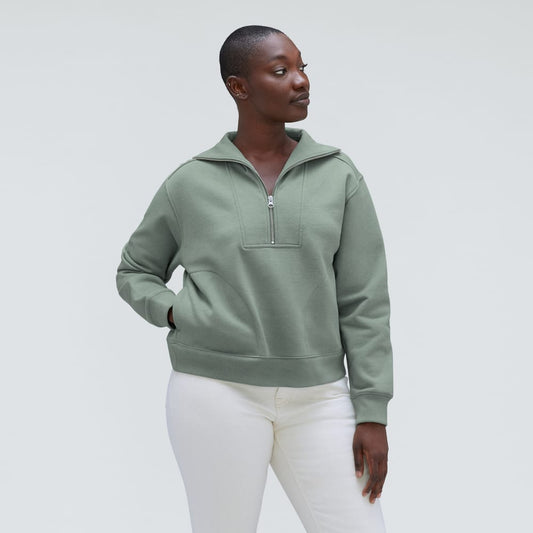 The Track Half-Zip | Lily Pad