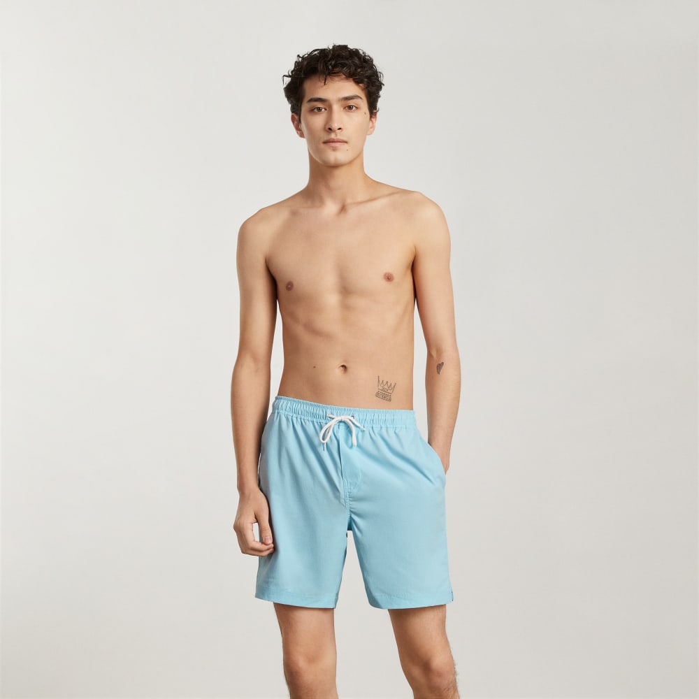 The ReNew Swim Short | Ice Blue