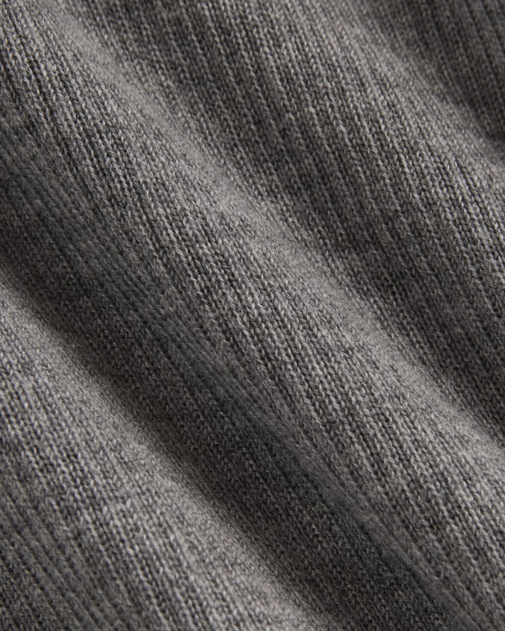 The Polo in Ultrasoft Merino | Heather Mid Grey