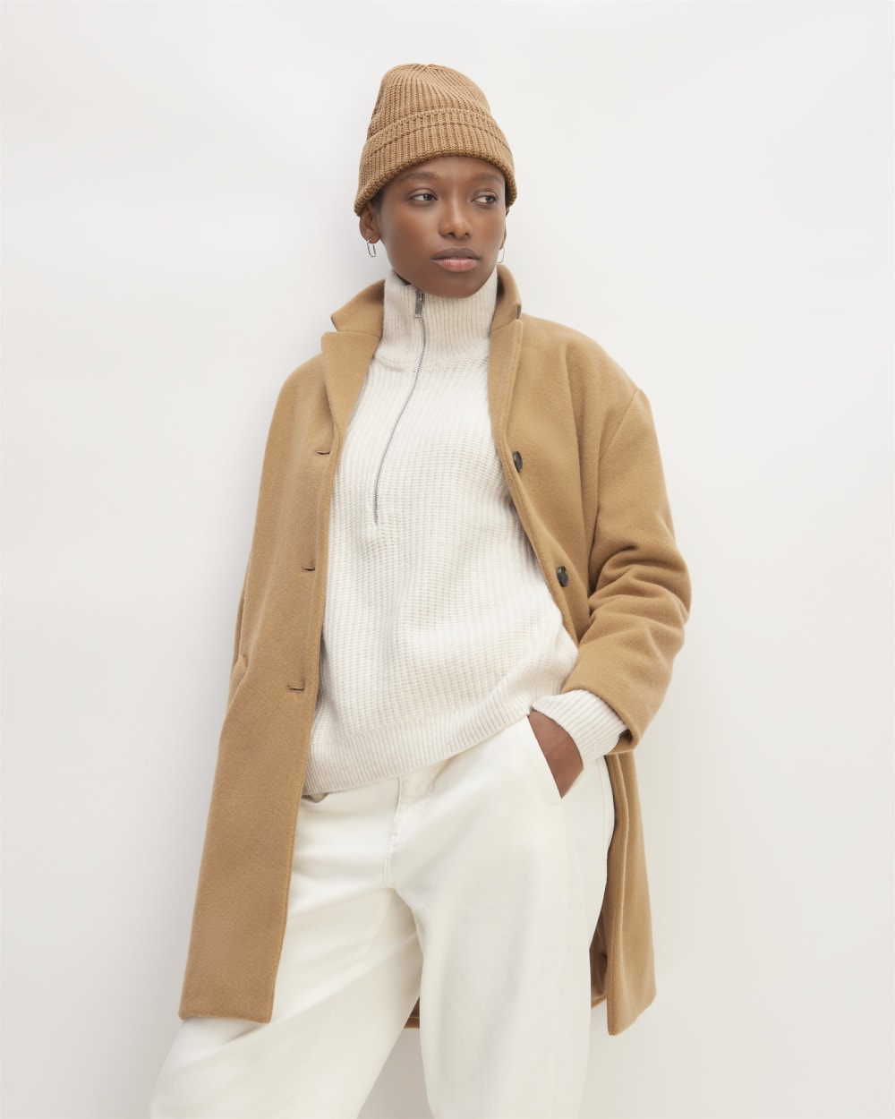 The Organic Cotton Chunky Beanie | Toasted Coconut