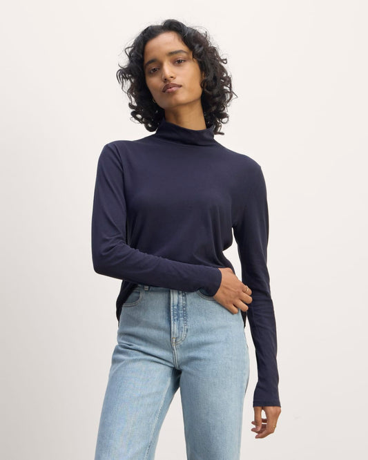 The Air Turtleneck | Navy
