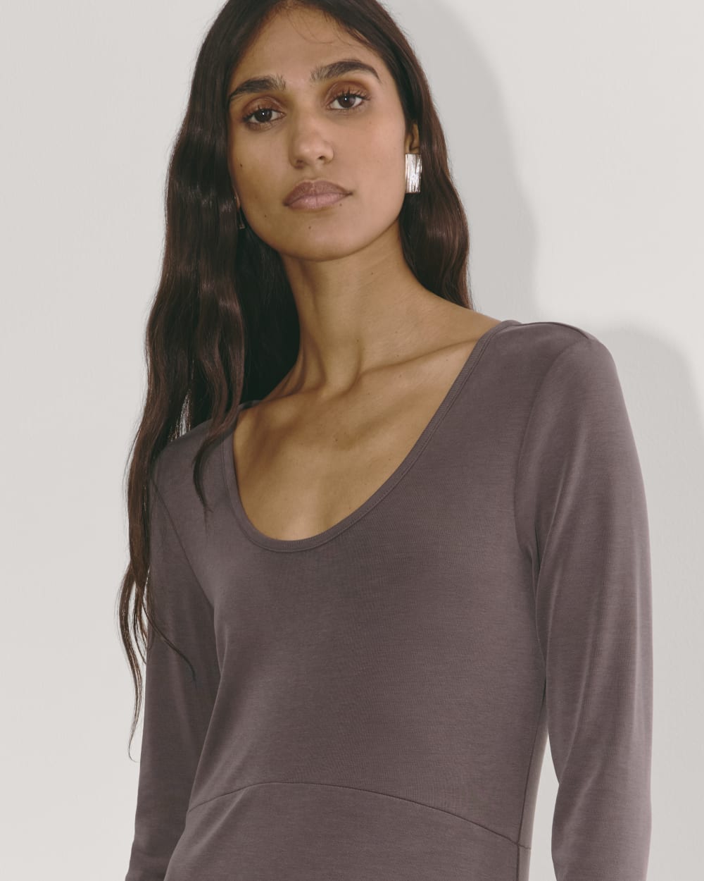 The Maddie Dress in Butterknit | Espresso