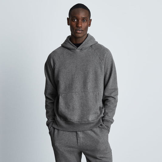 The Track Hoodie | Dark Heather Grey