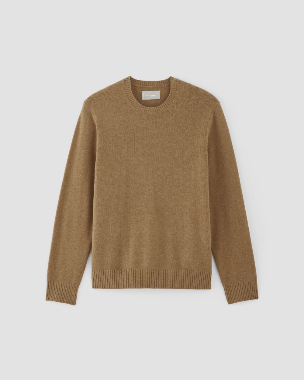 The Premium Merino Crew Neck Sweater | Deep Camel