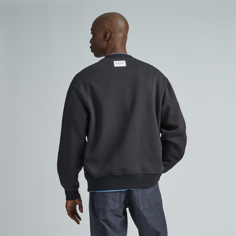 The ReTrack Crewneck Sweatshirt | Black
