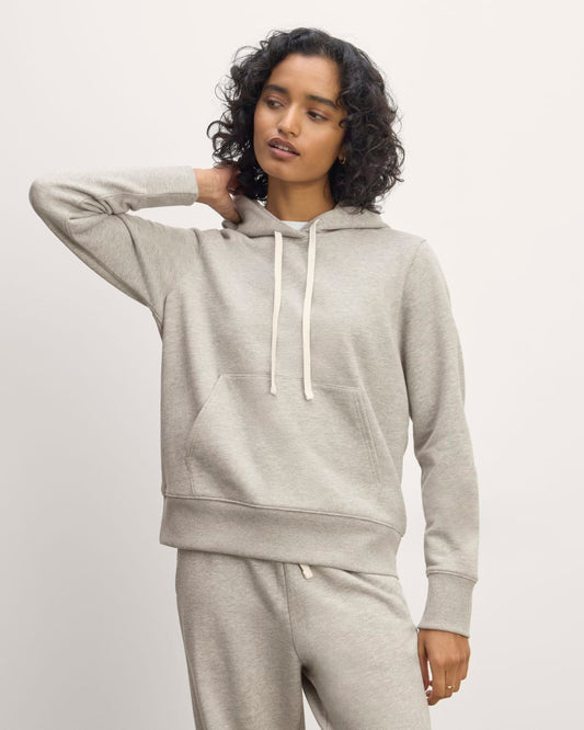 The Off-Duty Terry Hoodie | Heathered Grey