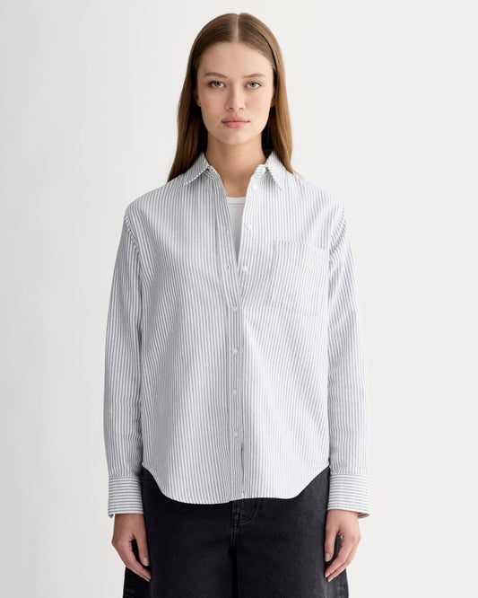 The Must-Have Oxford Shirt | Black / White