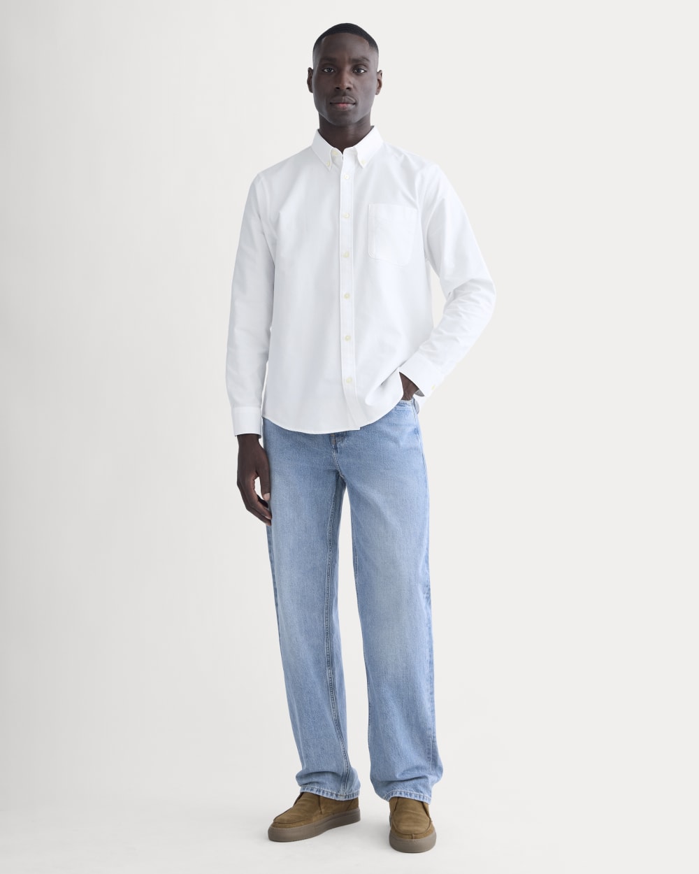 The Slim Oxford Shirt | White | Standard
