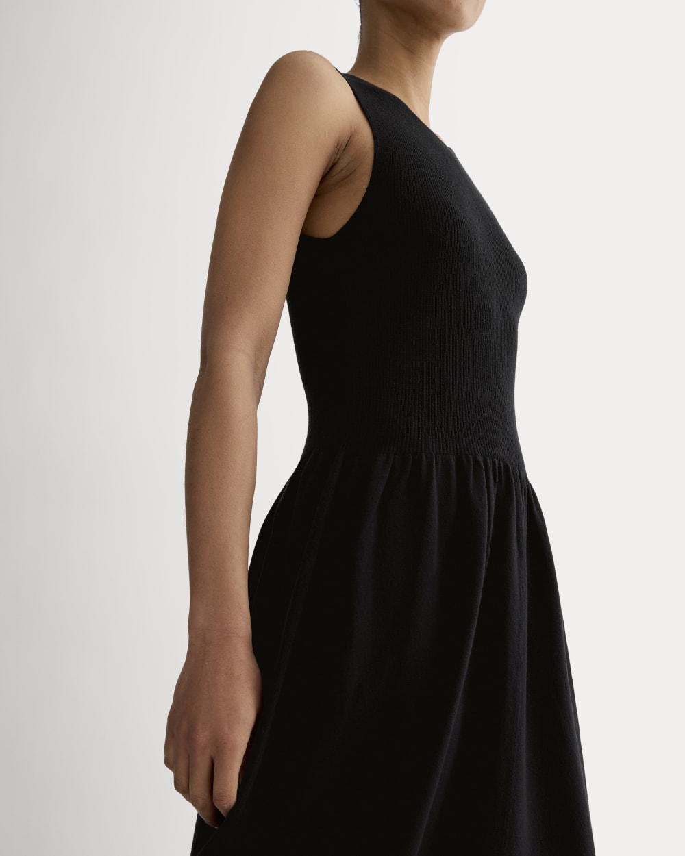 The Knit Crew Dress | Black