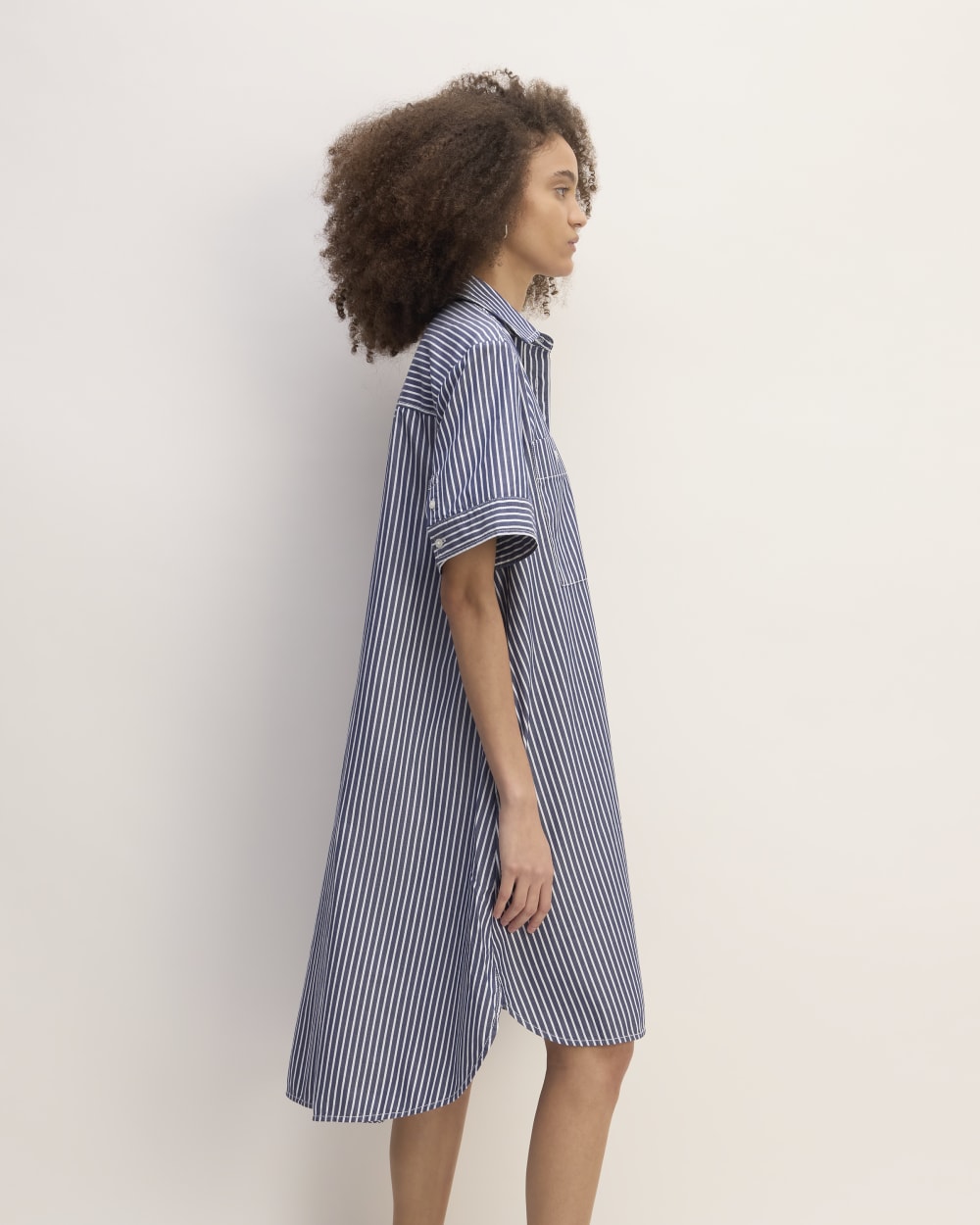 The Daytripper Dress | Dark Navy / White