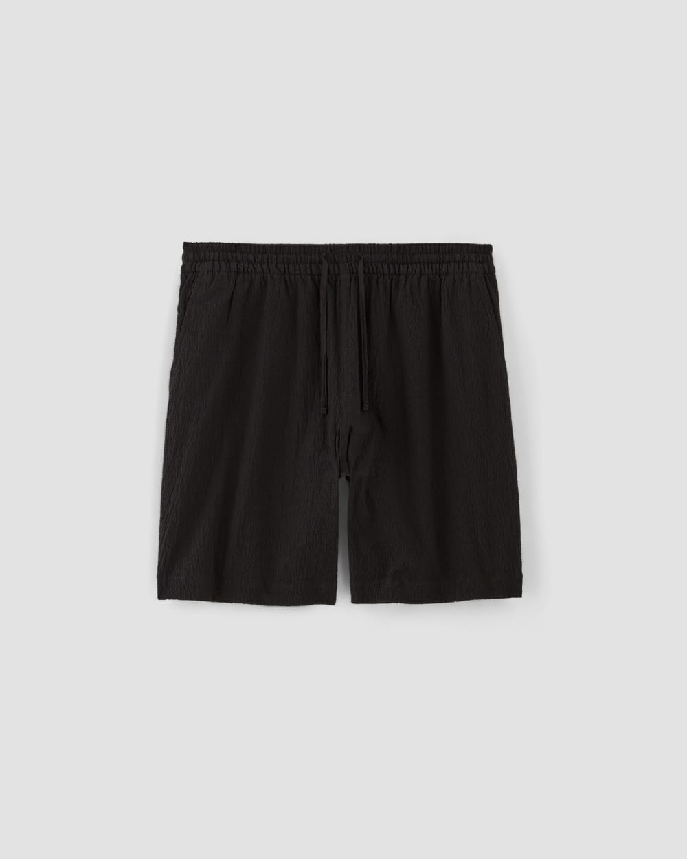 The Seersucker Short | Black