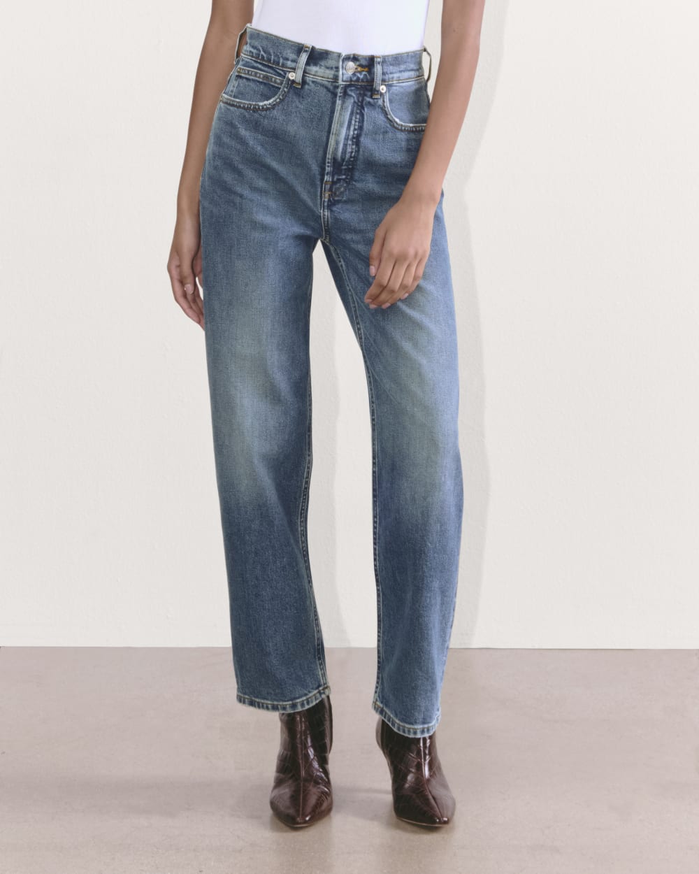 The Way-High® Jean | Mid Indigo | 27.5” Inseam