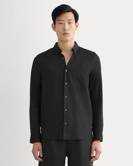 The Classic Shirt in Linen | Black