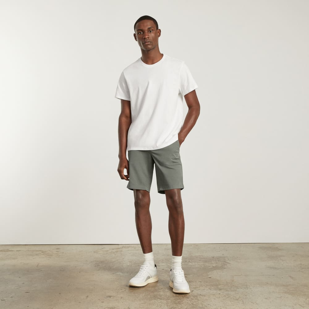 The 9 Slim-Fit Performance Chino Short | Pewter Green