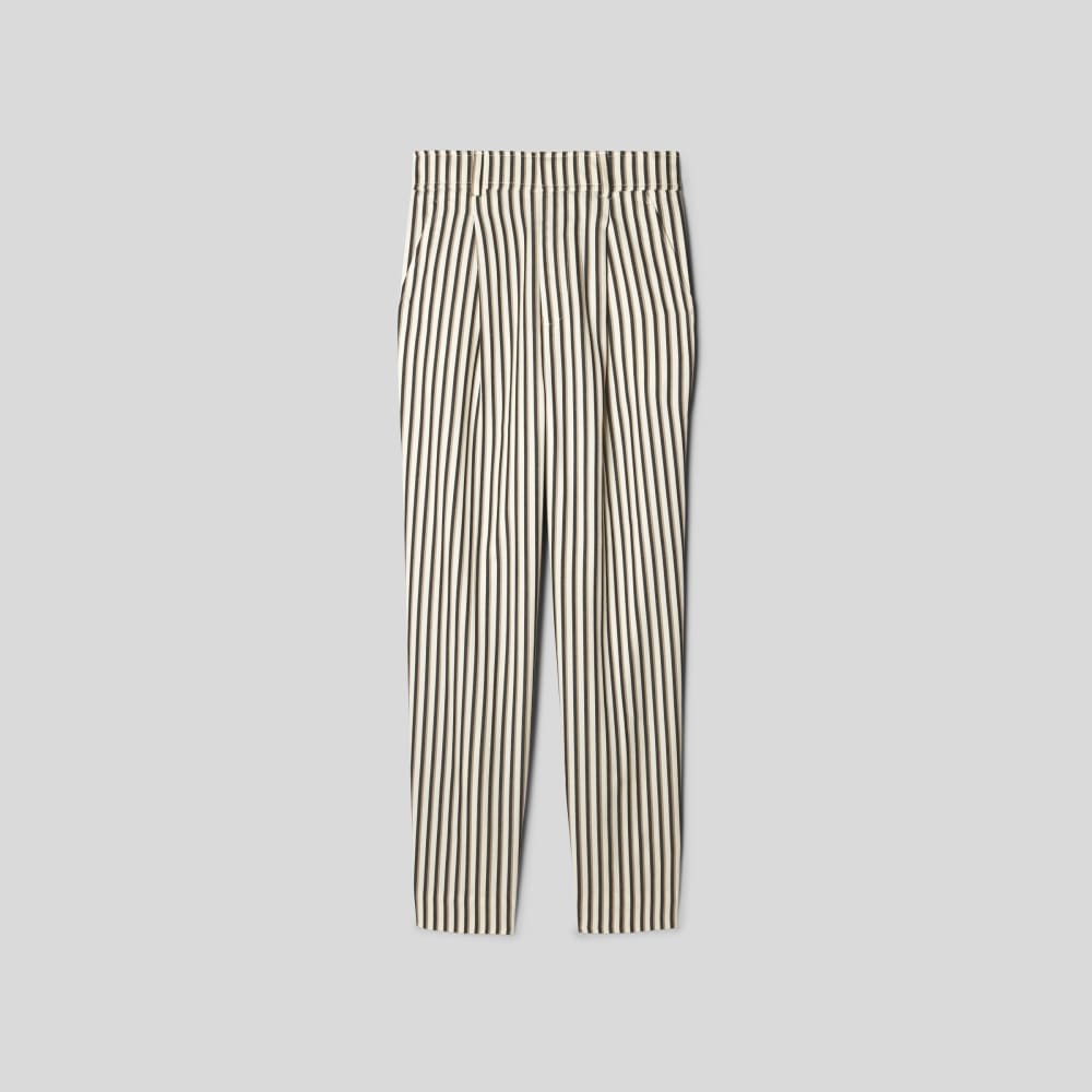 The Draper Tapered Pant in Buttersmooth | Ombre Stripe