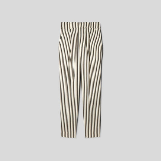 The Draper Tapered Pant in Buttersmooth | Ombre Stripe