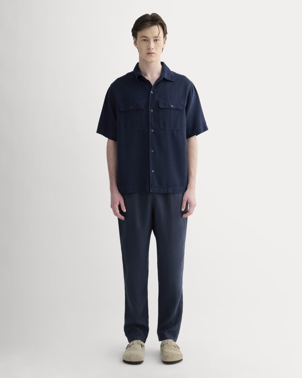 The Linen Easy Pant | Navy