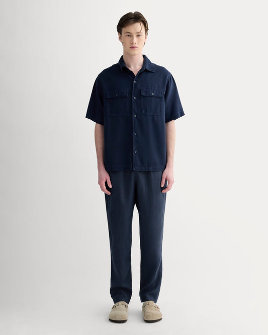 The Linen Easy Pant | Navy