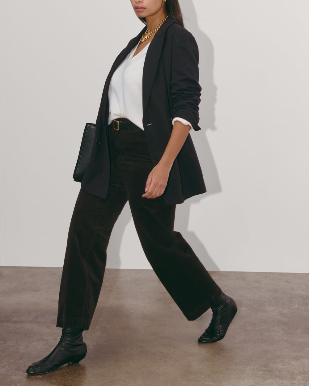 The Sailor Pant in Corduroy | Black