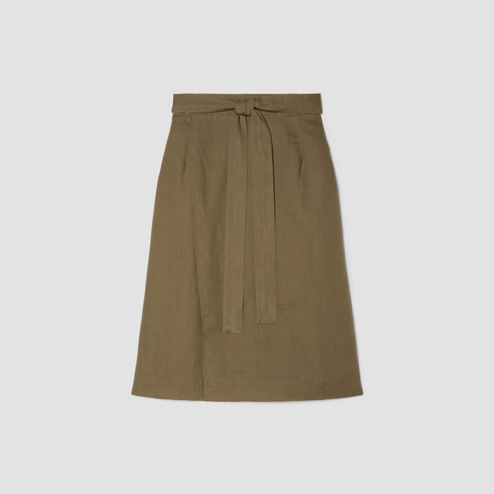 The Linen Wrap Skirt | Kalamata